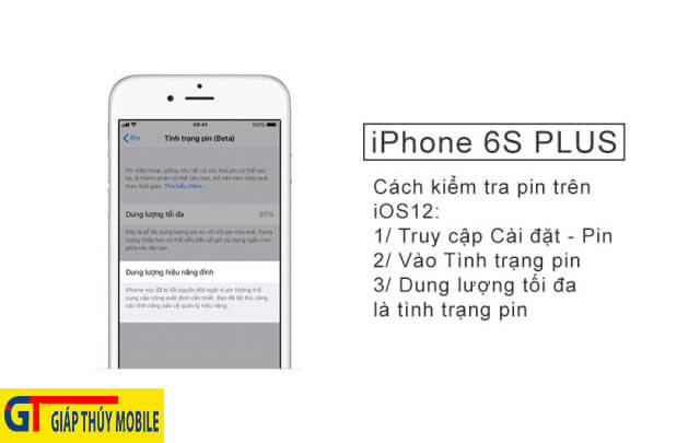Thay pin iPhone 6S Plus tại thanh hóa Thay pin iPhone 6S Plus tại thanh hóa